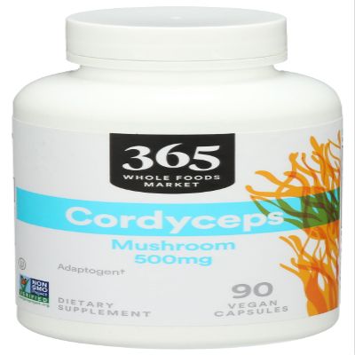 365 by Whole Foods Market, Cordyceps Mushroom Vegan Capsules, 500mg, 90 Count