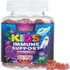 Kids Immune Support Supplement Gummies - Daily Childrens Vitamins C, Zinc & Echinacea - Gummy for Kids Immune Support, Ages 4 and Up, Natural Berry Flavor, Non-GMO, Gluten-Free & Vegan - 90 Gummies view 1