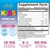 Kids Immune Support Supplement Gummies - Daily Childrens Vitamins C, Zinc & Echinacea - Gummy for Kids Immune Support, Ages 4 and Up, Natural Berry Flavor, Non-GMO, Gluten-Free & Vegan - 90 Gummies view 2