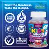 Kids Immune Support Supplement Gummies - Daily Childrens Vitamins C, Zinc & Echinacea - Gummy for Kids Immune Support, Ages 4 and Up, Natural Berry Flavor, Non-GMO, Gluten-Free & Vegan - 90 Gummies view 4