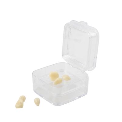 Blite Dental Crown and Bridge Pillow Box | Transparent Membrane Film Showcase Tooth Box - 100pcs/lot (2 inch 100pcs) 
