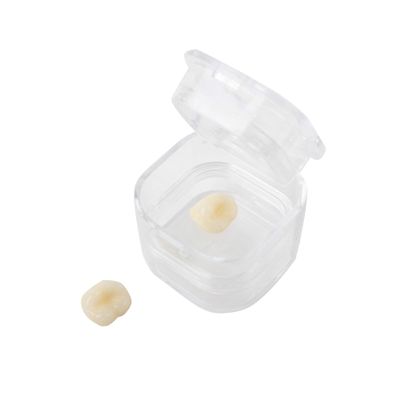 Blite Dental Crown and Bridge Pillow Box | Transparent Membrane Film Showcase Tooth Box - 100pcs/lot (1 inch 100pcs)