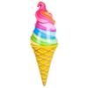 The Dreidel Company Rainbow Ice Cream Cones inflate, Toys with Vibrant Colors, Ice Cream Party Decorations, Fun Party inflates 36" 3 Feet Long (3-Pack) view 4