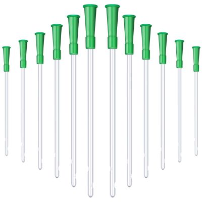 Nuanchu 30 PVC Replacement Tubings Supplies Tubes Kit Clear Replacements Hose with Flexible Rounded End for Smooth Insert (14 FR)