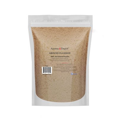 1 lb Ground Brown Flaxseed Flax Seed Powder Omega-3 Fats | NON GMO | Gluten-free | 16 oz Semillas de linaza en polvo