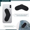 Noble Ultra Slim and Flat Reading Glasses Thin and Flexible Armless (2 Pairs) Enhanced Comfort Nose Rest, Armless Pocket Size Readers with 2 Stick-on Silicone Case Holder (Clear, +2.50) view 4