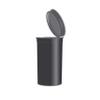 W Gallery 50 Black Vials - 19 DRAM Pop Top Bottle - Airtight Smell Proof Containers - Medical Grade Plastic Prescription Bottles for Pill Herb Flower Supplement, Bulk Pack, Not Glass Jars view 1