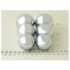 30mm - 60mm 304 Stainless Steel Solid Baoding Balls For Wrist Strengthening Relaxation (35mm 2pcs) view 2
