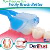 DenTrust 4-PK 3-Sided Toothbrush | Easily Brush Better | Easy to Clean Even The Hard to Reach Areas Along The Gum Line | Perfect for Adults and The Whole Family | Made in USA. view 2