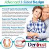 DenTrust 4-PK Triple Clean 3-Sided Toothbrush | Made in USA | Easily Brush Better | for Kids Children Autism Special Needs Braces Orthodontics view 3