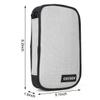 OZCHIN Smell Proof Bag Pocket Bag Activated Carbon Fiber 8'' x 5'' Portable Carry Pouch for Travel (Grey) view 3
