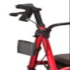 NOVA Medical Products Cup Holder for Star & Express Rollator, Cup Holder for Oval Tube NOVA Rollator Walkers, Adjustable & Foldable Drink Holder, Black view 2