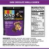 KIND Snack Clusters Dipped, Dark Chocolate Vanilla Cashew, Gluten Free, 4g Protein, 4 Ounce , 8Count view 2