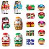 Festive Foil-Wrapped Christmas Milk Chocolates in a Box (2 lbs, Merry Christmas) view 3