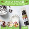 11 Madagascar Organic Vanilla Beans Grade A. Certified USDA Organic. ~6" by FITNCLEAN VANILLA for Cooking, Extract and Baking. Bourbon Fresh Gourmet NON-GMO Whole Pods view 4