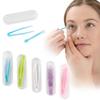 AUEAR, 5Pcs Portable Mini Travel Contact Lens Stick Tool Case Set with Plastic Clear Cases view 1