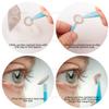 AUEAR, 5Pcs Portable Mini Travel Contact Lens Stick Tool Case Set with Plastic Clear Cases view 2