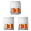 ZXCASDF Mop Hook Clip Artifact Stainless Steel Punch-Free Nail-Free Broom Cloth Rack Wall Hanging Strong Fixed Toilet Bathroom Anti-Skid Roller Storage,Orange view 1