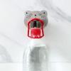 ZXCASDF Cartoon Mop Hanger Viscose Surface Brushed Texture Polished Mirror Surface Non-Marking Viscose Bathroom Mop Hanger Strong Load-Bearing Fixed Buckle Free Punch Mop Clip view 3
