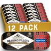 Brunswick Kipper Style Herring Fillets, 3.53 oz (Pack of 12) view 1