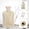 Hot Water Bottle Rubber with Soft Cover (2 Liter) Hot Water Bag for Cramps, Pain Relief, Removable Hot Cold Pack Hot Water Bed Warmer view 2