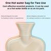 Hot Water Bottle Rubber with Soft Cover (2 Liter) Hot Water Bag for Cramps, Pain Relief, Removable Hot Cold Pack Hot Water Bed Warmer view 3