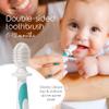 Cherish Baby Care Baby Toothbrush & Toddler Toothbrush Set (0-2 Years) - BPA-Free & Safety-Tested, 2023 Award Winner, Food-Grade Silicone (Teal) view 4