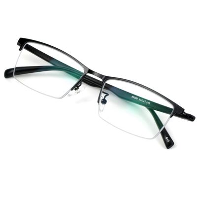 VisionGlobal Blue Light Blocking Glasses for Women/Men, Anti Eyestrain, Computer Reading, TV Glasses, Stylish Square Frame, Anti Glare (Black, 3.00 Magnification)