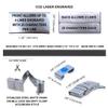 Designer Medical ID Bracelet  Ultra Slim, Hypoallergenic Waterproof Silicone Wristband  Custom Engraved Stainless Steel Plate, Emergency Medical Card, 12-Month Personal Health Record Access, Black view 2