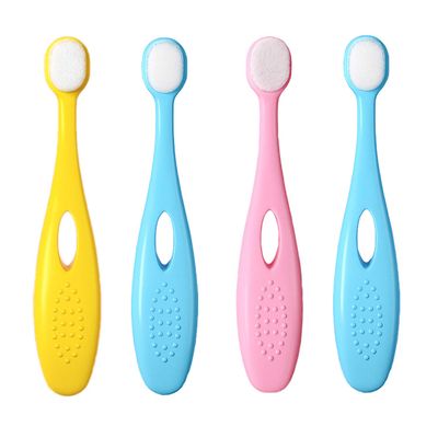 EasyHonor Baby Toothbrush for Age 1-3 Years Old, Extra Soft Toothbrush with 10000 Floss Bristle for Toddler Gum Care. (4Pcs)