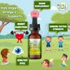 Amala Vegan - Omega 3 for Kids - Organic Lemon, Vegan, Liquid Supplement - Kids Fish Oil with DHA, EPA, DPA Fatty Acids - Plant Based Algae Oil - Immune, Heart, Brain Health for Children- 30-60 Doses view 3