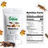 Erbies Edible Bug Mixed Trail Mix, 15g Bag, Seasoned and Crunchy Insects, Crickets, Grasshoppers, Silkworm Pupae, and Sago Worms, Protein Packed Unique Snacks, Fun Snacks Gift Idea, 1-Pack view 2