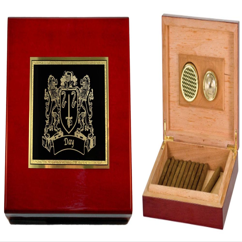 Day Irish Coat of Arms Humidor