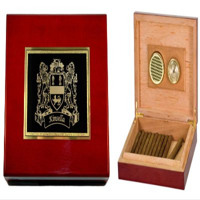Kinsella Irish Coat of Arms Humidor