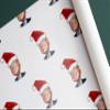 2-Pack of Gift Wrap: Donald Trump Santa Hat Wrapping Paper (Christmas MAGA Love pro GOP Conservative Republican (28 x 30 inch times 2 sheets) view 2
