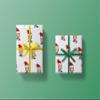 2-Pack of Gift Wrap: Donald Trump Santa Hat Wrapping Paper (Christmas MAGA Love pro GOP Conservative Republican (28 x 30 inch times 2 sheets) view 3