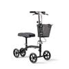 Medline Steerable Knee Walker, Large 8" Wheels, Adjustable Height and Storage Bag, Supports up to 300 lbs, Black view 1