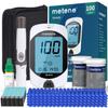 Metene TD-4116 Blood Glucose Monitor Kit, 100 Glucometer Strips, 100 Lancets, 1 Blood Sugar Monitor, Blood Sugar Test Kit with Control Solution, Lancing Device, No Coding, Large Display view 1