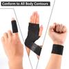12 Pack Self Adherent Cohesive Wrap Bandages 2 Inches X 5 Yards, First Aid Tape, Elastic Self Adhesive Tape, Athletic, All Sports wrap Tape, Breathable Wound Tape, Bandage Wrap for Wrist, Ankle, Black view 2