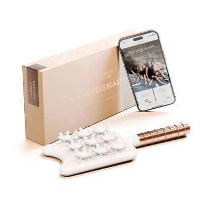 Mini Paddle Blaster By: Ashley Black Patented Cellulite Massager Pressure Point Massager FasciaBlaster Tool Ashley Black Guru Fascia Tool Body Therapy Tool Cellulite Stick