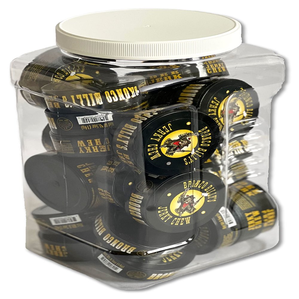 Bronco Billy's Beef Jerky Premium Shredded Beef Jerky Chew, 24 Count