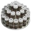 Monthly Pill Bottle Organizer Caddy - 31 Numbered Full-Size Pill Bottles w Child-Proof Lids for Each Day of The Month- Clear Rack and Easy to Use for Daily Dose of Medication Vitamins and Supplements view 1