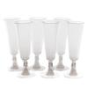 [8 PACK] Plastic Champagne Flutes 5 oz - Hard Plastic Disposable Clear Plastic Glass Like Flutes - Champagne Glasses BPA Free Toasting Flutes - Weddings, Parties, Cocktail Cups, Mimosas, Wine, Sodas view 1