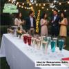 [8 PACK] Plastic Champagne Flutes 5 oz - Hard Plastic Disposable Clear Plastic Glass Like Flutes - Champagne Glasses BPA Free Toasting Flutes - Weddings, Parties, Cocktail Cups, Mimosas, Wine, Sodas view 4