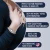 Divoti Jen Medical Alert Bracelet for Women with Free Engraving and Pearl & Turquoise Beads  Angel Wing Tag -White-7.0" view 3