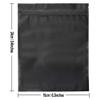 100 Pack Mylar Bags 6.3 x 9.4 Inches Resealable Smell Proof Bags for Storage Foil Pouch Bags Matte Black view 2