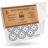 SUPERSCANDI 5 Pack Swedish Dishcloths for Kitchen - 100% Biodegradable & Compostable Reusable Paper Towels Washable, Food-Safe & Without Plastic - Dish Rags Suitable for Any Surface, Artdeco Blue view 1