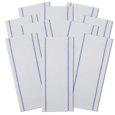 Don Aslett Disposable Mop Pads (15", 10-Pack) 5-inch Wide Replacement Floor Mop Pads for Wet or Dry Multi Surface Cleaning | Extra Thick Single-Use Mop Pad Refills for Cleaning Dust and Pet Hair