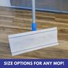 Don Aslett Disposable Mop Pads (15", 10-Pack) 5-inch Wide Replacement Floor Mop Pads for Wet or Dry Multi Surface Cleaning | Extra Thick Single-Use Mop Pad Refills for Cleaning Dust and Pet Hair view 3