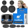 CauliBuds Cauliflower Ear Magnets - Premium Silicone Magnet Compression Kit for Cauliflower Ear Prevention & Treatment in BJJ, Wrestling, MMA, & Rugby - Minimize Ear Draining (Black) view 1